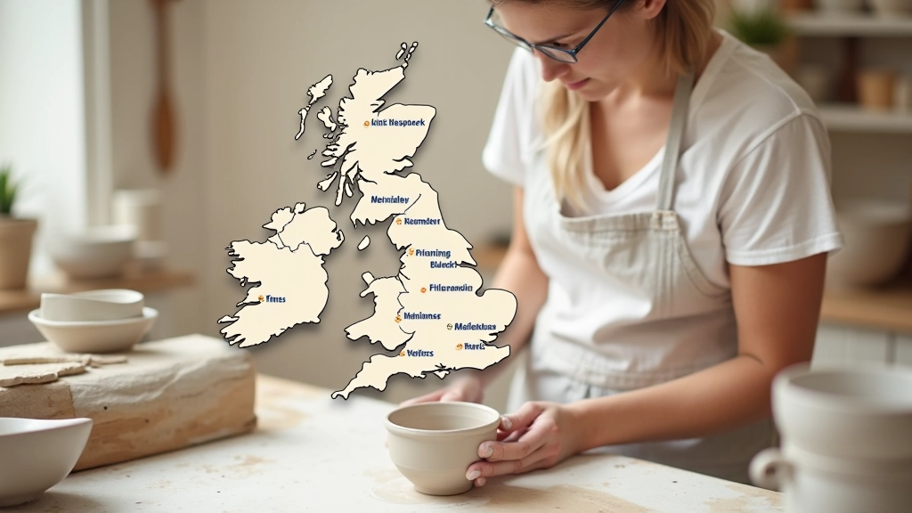 UK pottery class directory research and mapping