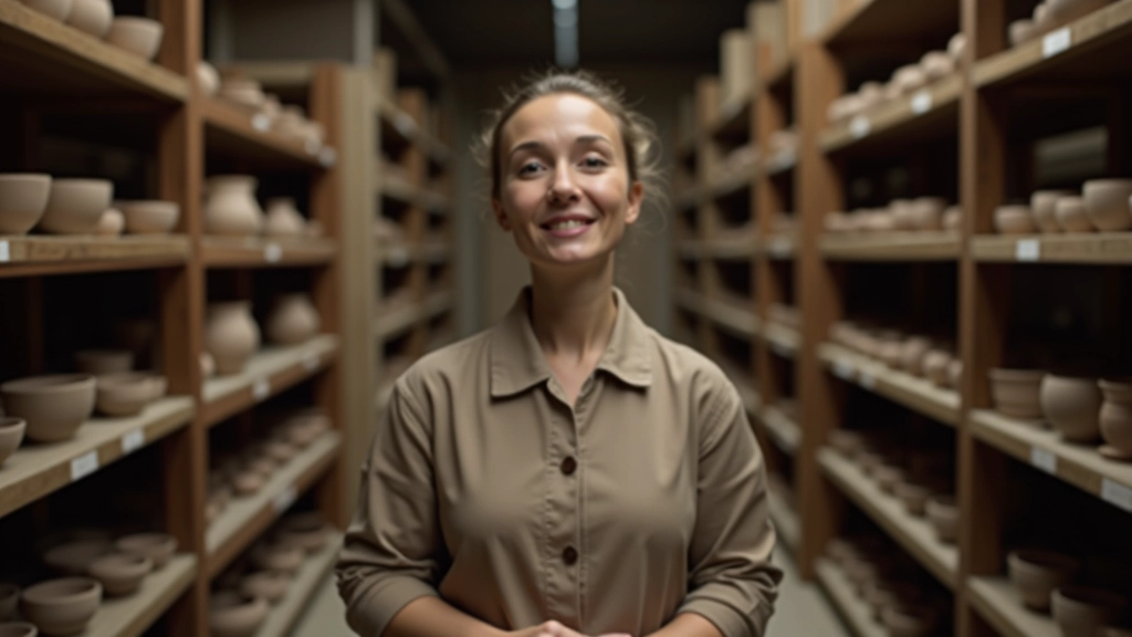 Community pottery studio with professional kiln loaded with ceramic pieces ready for firing